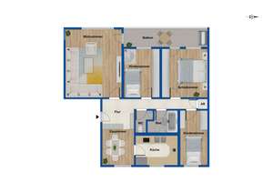 Sofort verfügbare 4,5-Zimmer-Wohnung mit Balkon und Grünblick in Feuerbach – Die vollständige Adresse der Immobilie erhältst du vom Anbieter., 70469 Hohe Warte, Stuttgart – Vorschaubild 16