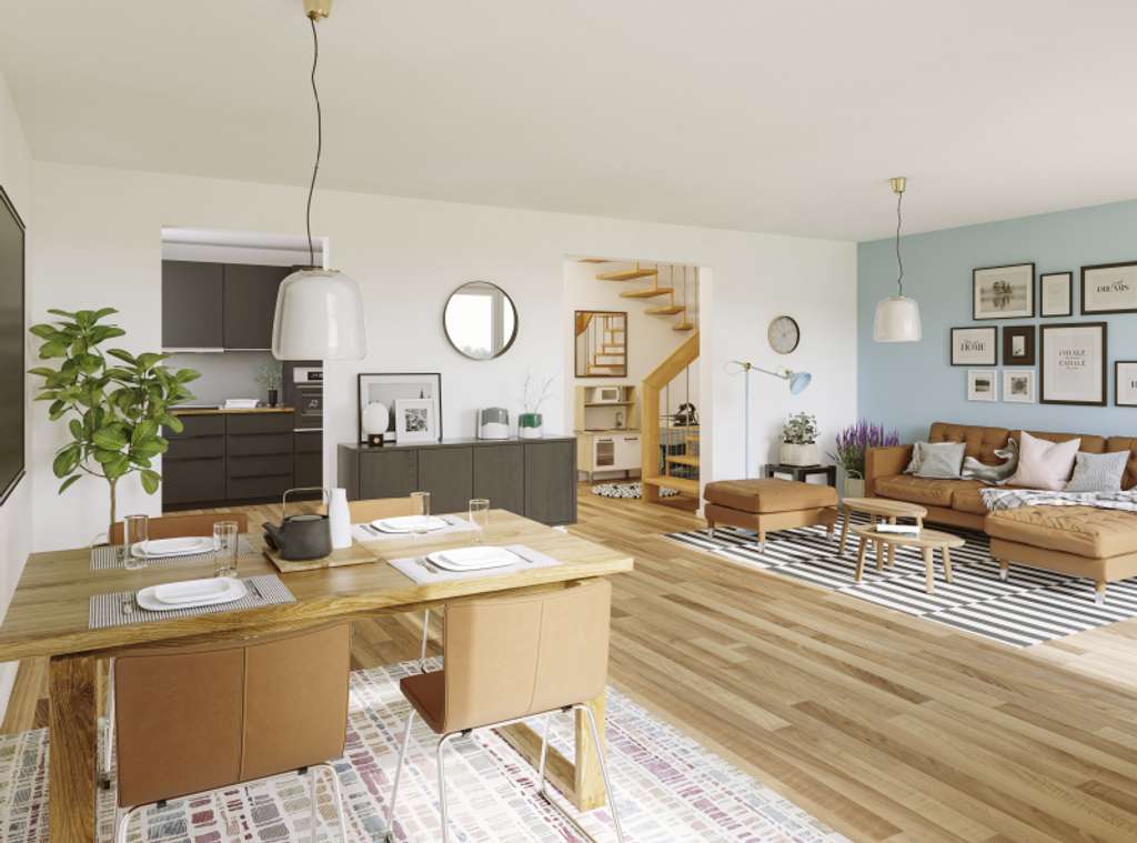 Immobilie in Dunum - Ihr Traumhaus in Dunum: Modernes Doppelhaus Duett 125 für Familien - Bild 3