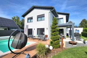 +++Bibertal, 
modernes und 
exklusives EFH, 
ca. 195 m² Wfl., 
Doppelgarage, 
Carport, Pool+++ – Günzburg (Kreis) – Vorschaubild 4