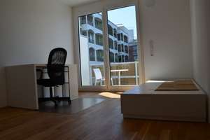 Modernes 1-Zimmer-Apartment für Studenten / Auszubildende mit Balkon, Dachterrasse & Top-Lage  – Steinhauser Straße 1, 81677 Steinhausen, München – Vorschaubild 8