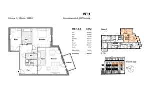 Moderne 3-Zimmer-Wohnung mit Süd-Balkon – Die vollständige Adresse der Immobilie erhältst du vom Anbieter., 22527 Stellingen, Hamburg – Vorschaubild 15