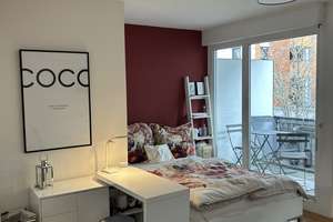 Einzimmerwohnung mit Pantryküche und Balkon – Anna-Lauter Straße 3, 76133 Südstadt, Karlsruhe – Vorschaubild 1