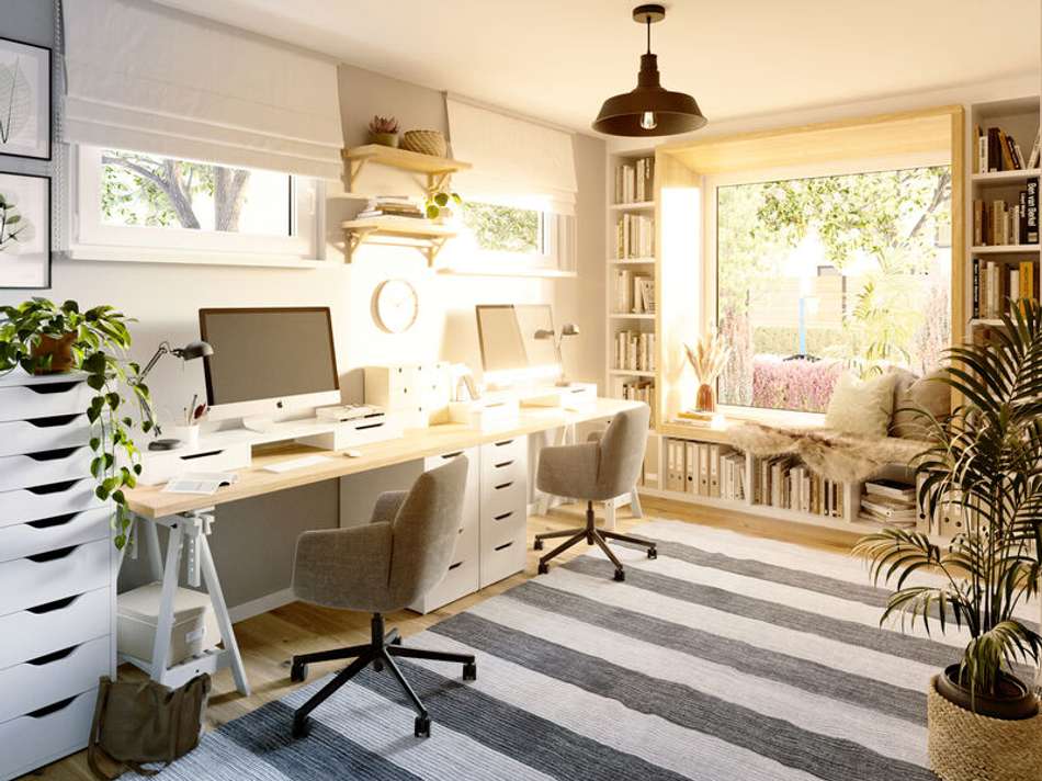 Homeoffice im Anbau
