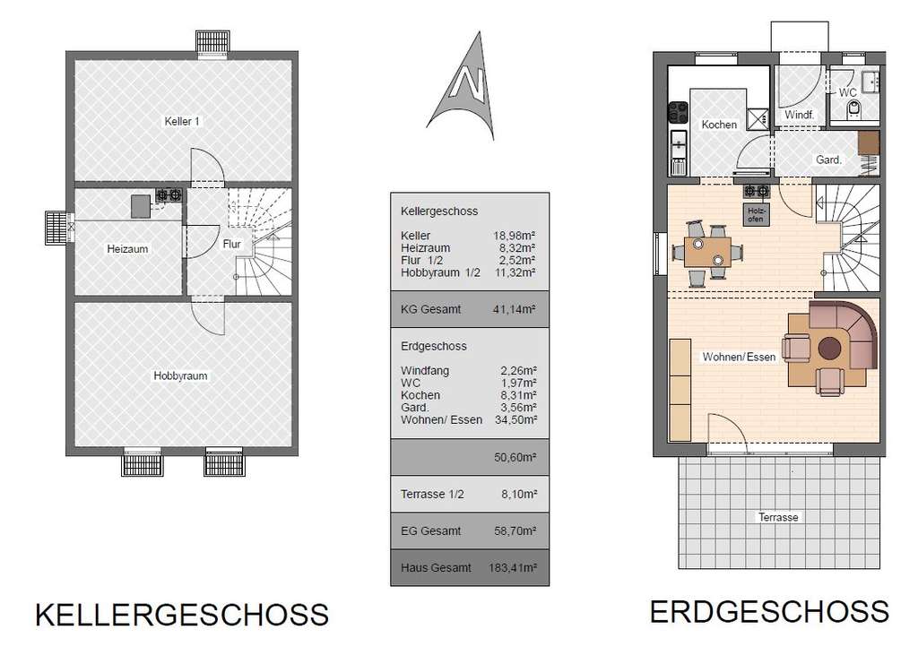 Immobilie in Ampfing - Modernisierte Doppelhaushälfte mit ausgebautem Dachgeschoss - Bild 1
