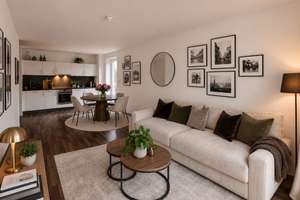 Quartier Amalie - 2 Zimmer Apartment mit Balkon über die gesamte Wohnungsbreite