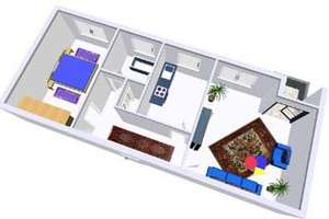 Ihre neue, renovierte 2-Zimmer-Wohnung – Hedinweg 12, 24109 Mettenhof, Kiel – Vorschaubild 2