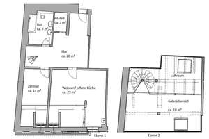 Charmante Maisonette-Wohnung im Herzen der Leipziger City | frisch renoviert | Aufzug | Galerie – Hainstraße 10, 4109 Zentrum, Leipzig – Vorschaubild 2