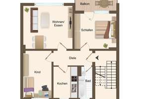 Perfekt für Eigennutzer: 3-Zimmer-Wohnung in Windberg inkl. Balkon, Garage & Stellplatz *ca. 70 m² * – Die vollständige Adresse der Immobilie erhältst du vom Anbieter., 41063 Windberg, Mönchengladbach – Vorschaubild 12