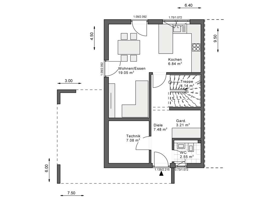 Grundriss EG