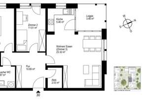 3-Zimmer-Neubauwohnung mit Wohlfühlfaktor – 79115 Haslach-Gartenstadt, Freiburg im Breisgau – Vorschaubild 7