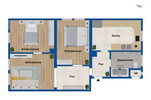 3-Zimmer-Wohnung in zentraler Lage von Braunschweig – Die vollständige Adresse der Immobilie erhältst du vom Anbieter., 38102 Östliches Ringgebiet, Braunschweig – Vorschaubild 10