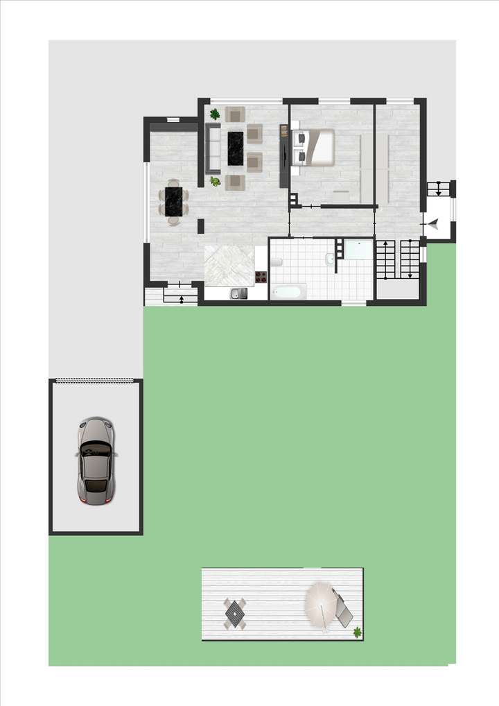Haupthaus EG im Hochparterre