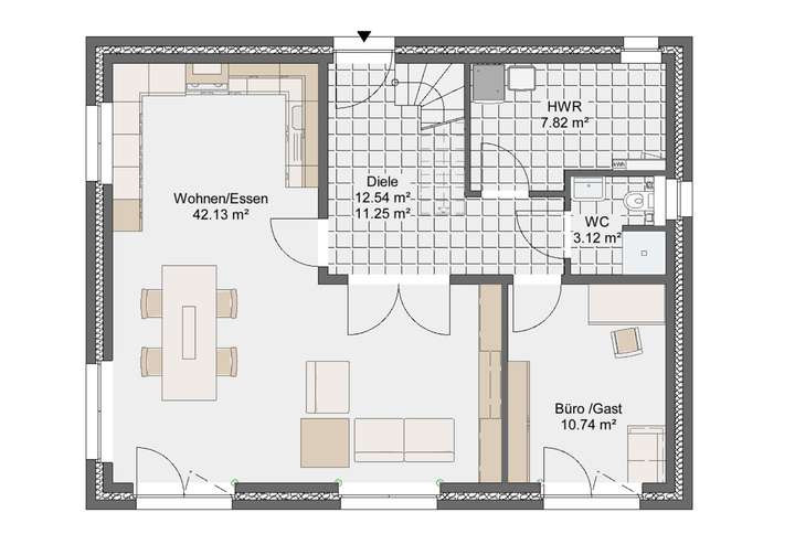 Grundriss Erdgeschoss (individ