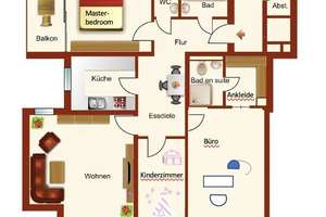 Über den Dächern von München - Exklusive voll möblierte 4-Zimmer-Wohnung in Bogenhausen – Die vollständige Adresse der Immobilie erhältst du vom Anbieter., 81925 Parkstadt, München – Vorschaubild 15