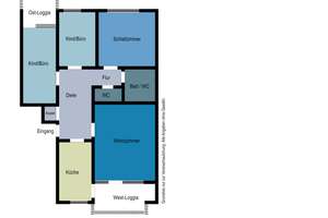 Modernisierte 4 ZKB mit 2 Loggien Ost & West in M - Solln – Die vollständige Adresse der Immobilie erhältst du vom Anbieter., 81479 Solln, München – Vorschaubild 12