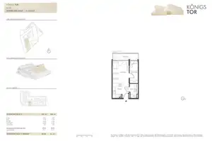 Charmante 1,5-Raum-Wohnung mit Fernsicht, Balkon in Westlage & Einbauküche – Regensburg – Vorschaubild 10