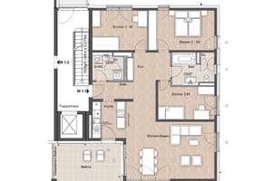 4-Zimmer-Wohnung Wiesbaden – Neubau mit Platz für Familie & Homeoffice – Thaerstraße 7, 65193 Nordost, Wiesbaden – Vorschaubild 4