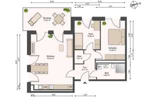 107 neue Mietwohnungen inkl. Einbauküche / H3-00-01 | 3-Zi. I | EG | Terrasse mit Westausrichtung – Max-Planck-Straße 14, 14473 Südliche Innenstadt, Potsdam – Vorschaubild 59