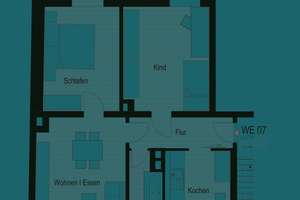 Attraktive 3-Zimmer-Wohnung mit Einbauküche und Loggia in Chemnitz-Hilbersdorf! – Die vollständige Adresse der Immobilie erhältst du vom Anbieter., 9131 Hilbersdorf, Chemnitz – Vorschaubild 12
