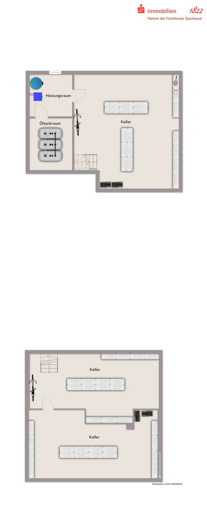 Grundriss 1. Untergeschoss