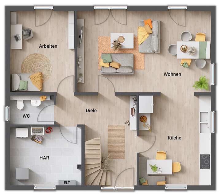Grundriss-Einfamilienhaus-Mitw