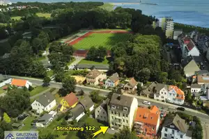 nur 270 m nah zur Grimmershörnbucht, FernSeeSicht zu Elbe und Nordsee, nur ca. 1300,- Euro / m² Wfl. – Strichweg 122, 27476 Cuxhaven (Kreis) – Vorschaubild 11