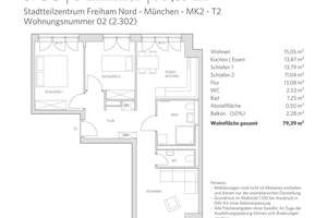 Kompakte 3-Zimmer-Wohnung mit hochwertiger Ausstattung – Amalie-Nacken-Str. 8, 81248 Freiham, München – Vorschaubild 6