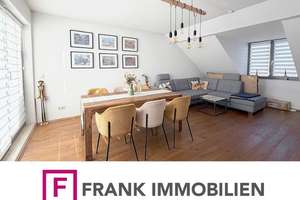 FRANK IMMOBILIEN - Zuhause ankommen –  lichtdurchflutete Dachgeschosswohnung  mit sonniger Terrasse!