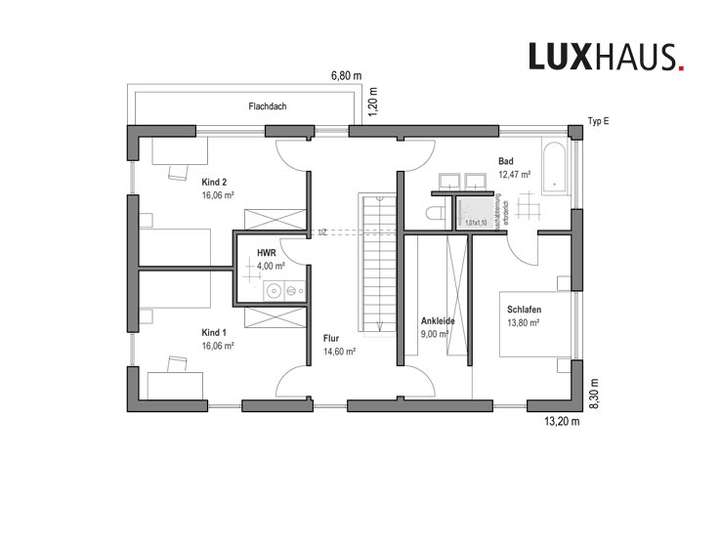 Grundriss Obergeschoss