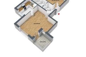 TOP Wohnung mit Einbauküche und Balkon mit tollem Ausblick – Josef-von-Görres-Str. 24 a, 52222 Stolberg (Rheinland) – Vorschaubild 8