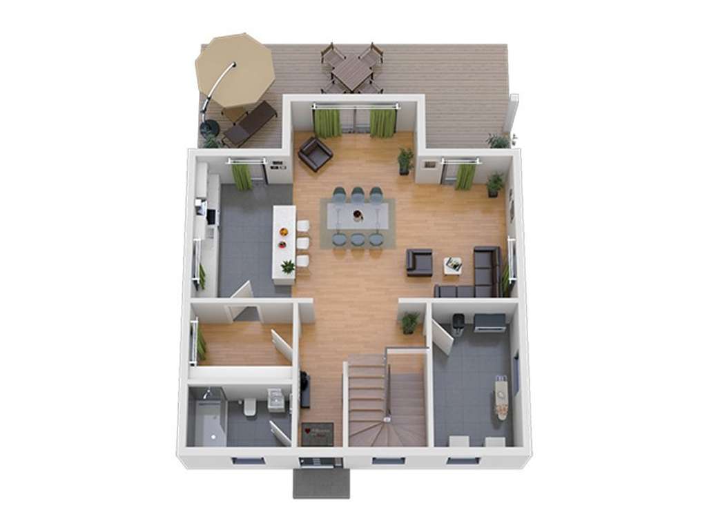 Immobilie in Vestenbergsgreuth - Familienglück pur - Neubau-Doppelhaushälfte mit Grundstück & Wohlfühlambiente - Bild 2