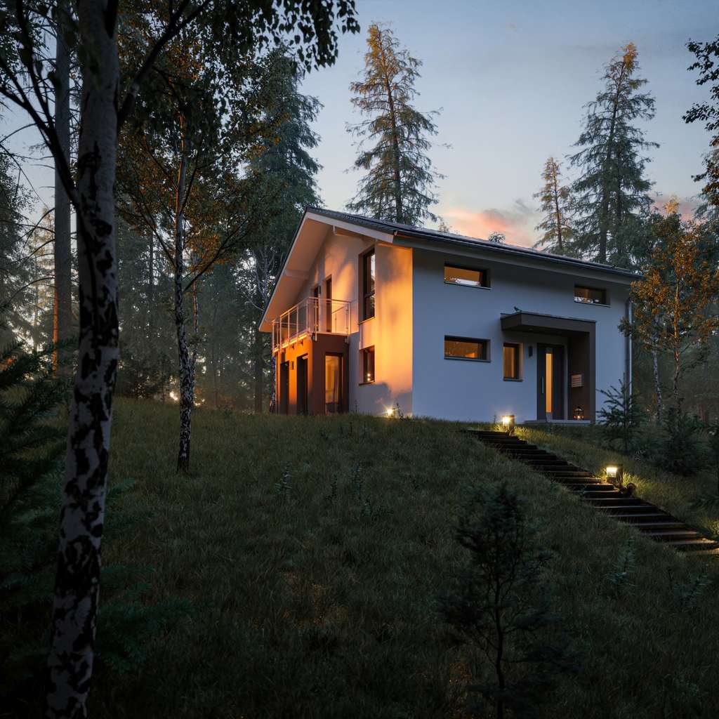 Immobilie in Königsmoos - Projektierung: schickes Einfamilienhaus  MIT XXL-ERKER - Bild 0