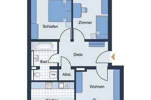 Kaßberg • mit XXL-Balkon • 3 Zimmer • im Erdgeschoss • gleich anschauen! – Chemnitz – Vorschaubild 2