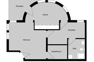 Rollstuhlgerechte 2-Zimmer-Wohnung mit WBS – Emslandstr. 1, 30539 Bemerode, Hannover – Vorschaubild 2