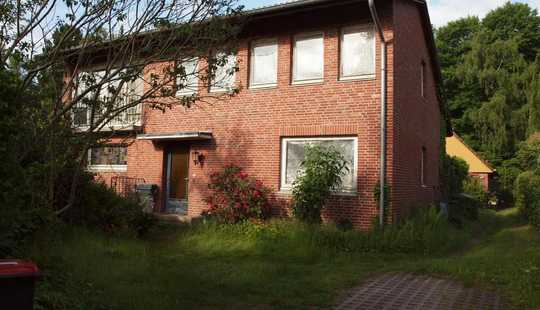 Bild von solides Architektenhaus mit Pultdach am Stadtrand von Privat
