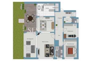 Wohnkomfort wie im eigenen Haus – 155 m² Erdgeschosswohnung mit, Terrasse und Doppelgarage – Die vollständige Adresse der Immobilie erhältst du vom Anbieter., 46282 Dorsten – Vorschaubild 16