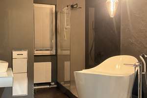 Loft-Feeling mit privater Wellness-Oase – Designerwohnung mit Sauna, Whirlpool,Kamin,Smart-Home – Am Birkenwäldchen 18, 58135 Haspe-Ost, Hagen – Vorschaubild 12