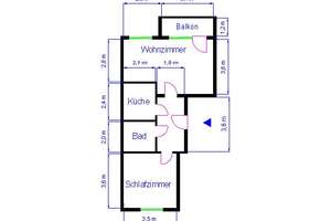 2-Zimmerwohnung Magdeburg – Astonstr. 11, 39116 Sudenburg, Magdeburg – Vorschaubild 3