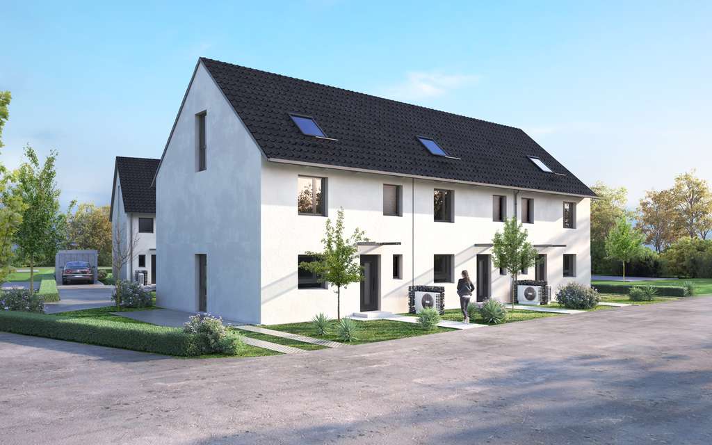 Neubau von 3 Reihenhäusern in schöner Innerortslage in Schlichten