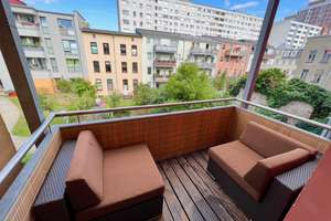 Möbliertes 2-Raum-Apartment in der KTV mit Einbauküche, Duschbad und Balkon...!!!