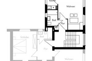 gemütliche 2-Zimmer-Whg. - 46 m² (Whg. 6), Krefeld-Stadtmitte – Dionysiusstr. 96, 47798 Krefeld – Vorschaubild 3