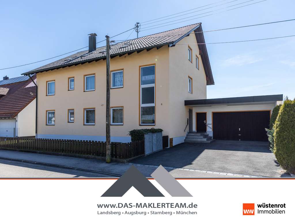 Immobilie in Großaitingen - Großzügiges Zweifamilienhaus mit Ausbaureserve auf sonnigem Traumgrundstück in Großaitingen - Bild 0