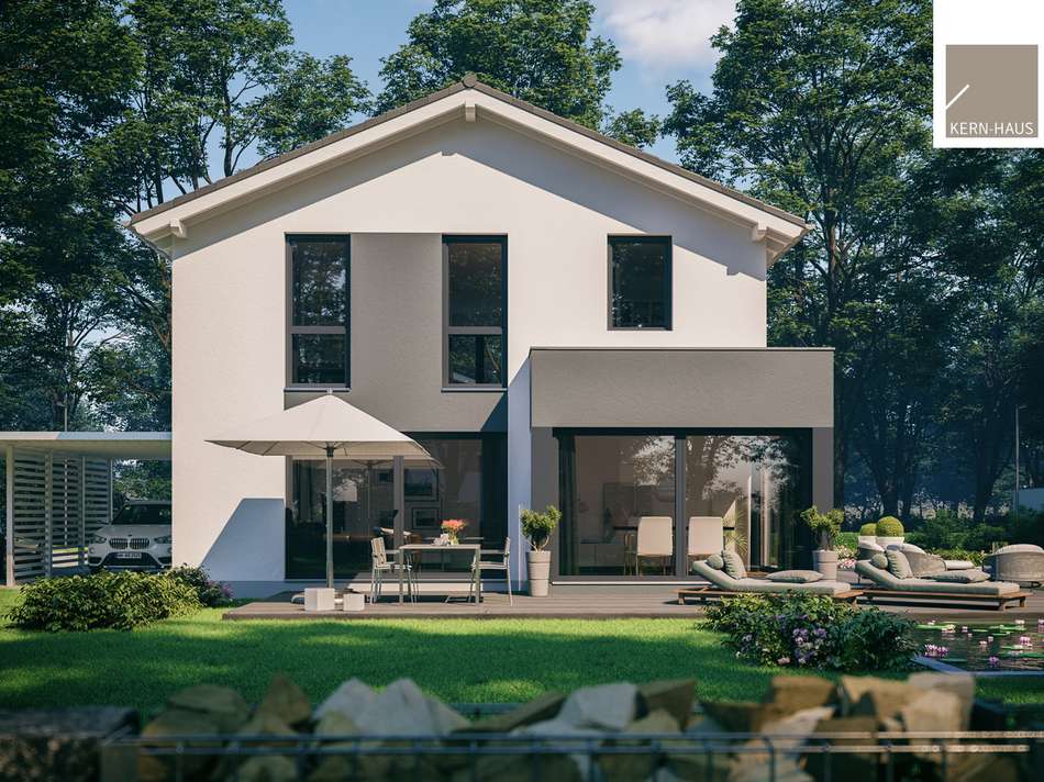 Ansicht Garten frontal