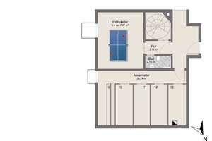 Wohnen auf zwei Ebenen - 1,5-Zimmer Maisonettewohnung mit Terrasse und vielseitigem Hobbyraum – Die vollständige Adresse der Immobilie erhältst du vom Anbieter., 81739 Neuperlach, München – Vorschaubild 25