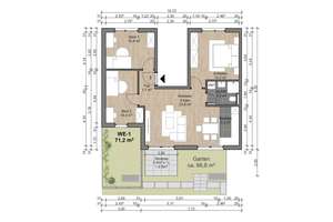 Attraktive 4 Zimmer-Wohnung im EG mit eigenem Garten – 63075 Bürgel, Offenbach am Main – Vorschaubild 3