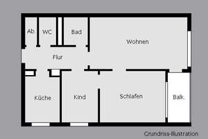 Wohnen mit Ausblick! - Helle 2 ½ bis 3-Zi.-Wohnung! – Die vollständige Adresse der Immobilie erhältst du vom Anbieter., 70195 Botnang-Nord, Stuttgart – Vorschaubild 11