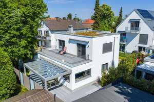 Cooles Designer-Einfamilienhaus im Bauhausstil mit Garten, zwei Dachterrassen und privatem Spa – Die vollständige Adresse der Immobilie erhältst du vom Anbieter., 80997 Allach, München – Vorschaubild 2
