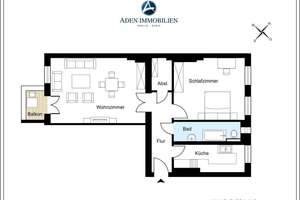 Lichtdurchflutete 2-Zimmer-Wohnung mit Balkon und modernem Bad – Kiefholzstr. 253, 12437 Baumschulenweg, Berlin – Vorschaubild 4