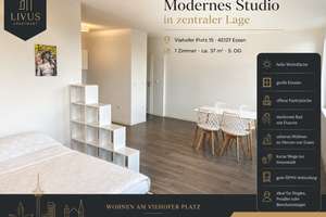 Zentrales 1-Zimmer-Apartment am Viehofer Platz – Viehofer Platz 15, 45127 Stadtkern, Essen – Vorschaubild 3