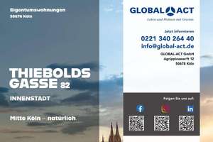 Urban! Modern! Effizient! 2-Zimmer Wohnung mit Terrasse! Thieboldsgasse 82, WE 3 – Thieboldsgasse 82, 50676 Altstadt/Süd, Köln – Vorschaubild 18